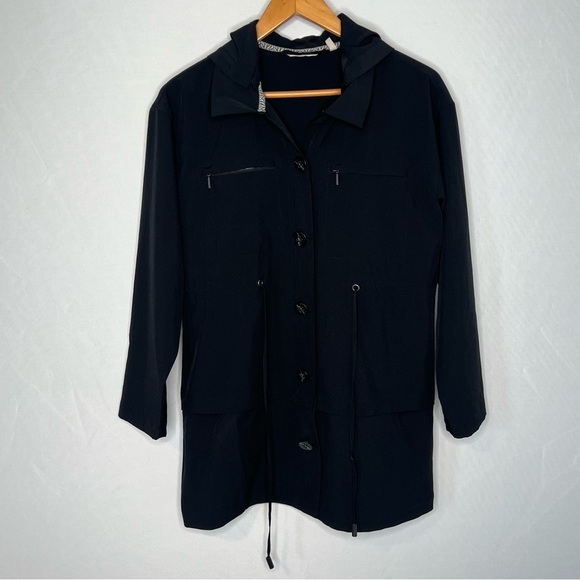 Soft Surroundings Black GO LIVELY Lightweight Snap Off Hem Utility Jacket. Sz XS - Picture 4 of 14